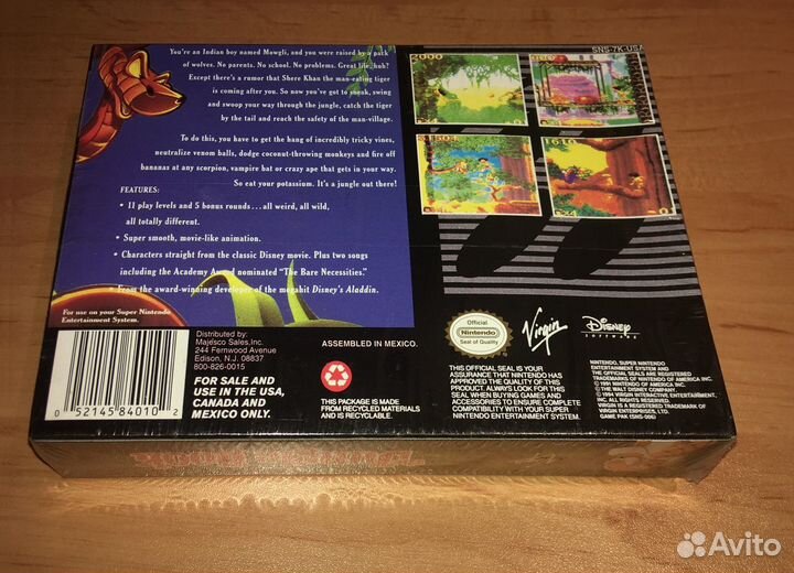The Jungle Book (snes, 1994) Новая в пленке