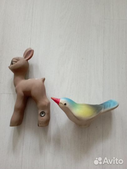 Резиновые игрушки-пищалки СССР, клеймо