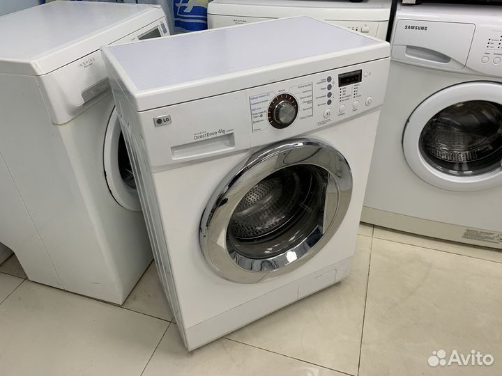 Стиральная машина LG 4кг узкая прямой привод