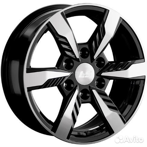 Диски LS 1301 7.5x17 6*139.7 ET30 DIA106.1 BKF Литой