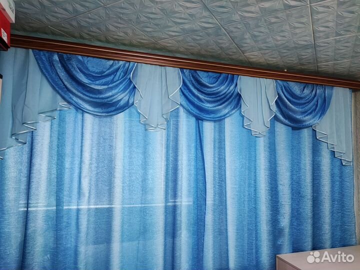 Шторы и тюль с ламбрекеном