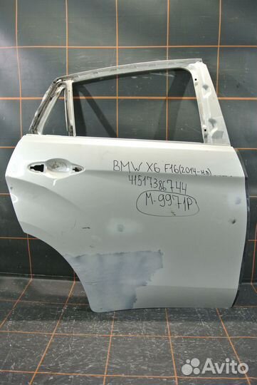 Дверь задняя правая - BMW X6 F16