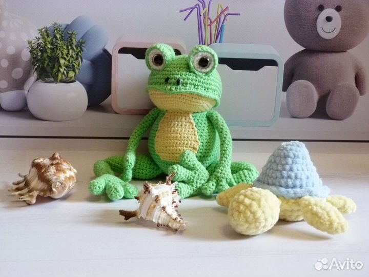 Зайка плюшевая