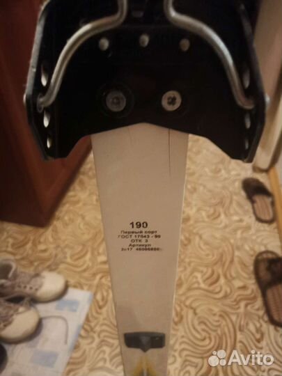 Лыжи деревянные гост, 190 размер