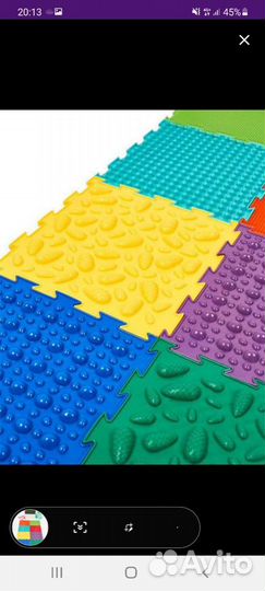 Детский коврик пазл