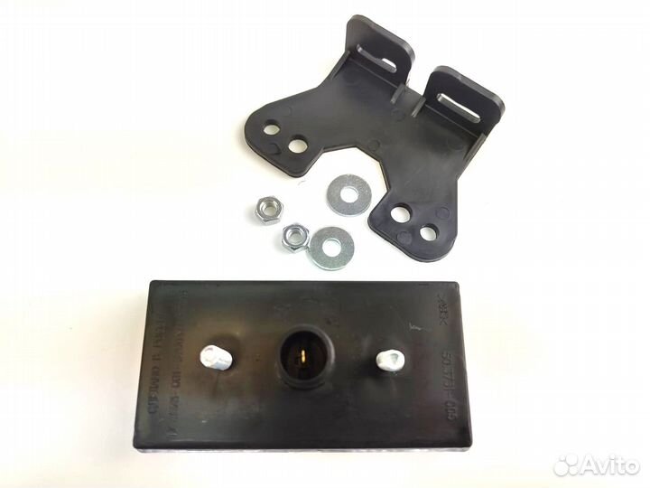 Фонари габаритные белые с кронштейном 12/24в