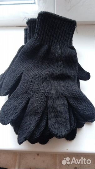 Перчатки шерстяные
