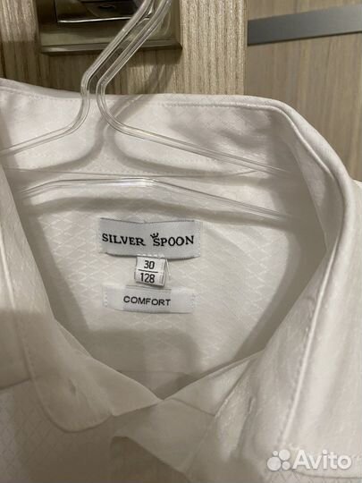 Белая рубашка silver spoon Брюки button blue