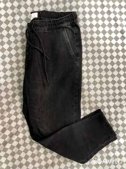 Джоггеры джинсовые Bershka