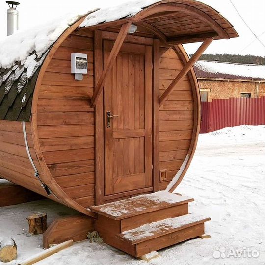 Баня бочка 4 м