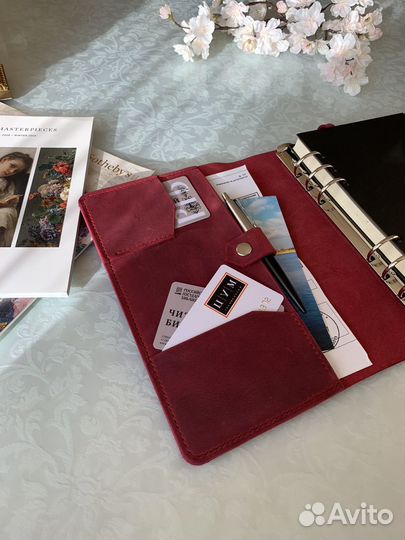 Кожаный бизнес ежедневник 