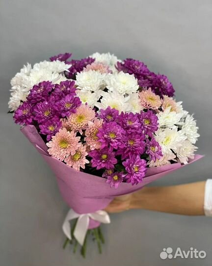 Букет из хризантем 11 21 31 41 51