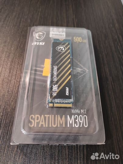 SSD msi spatium m390