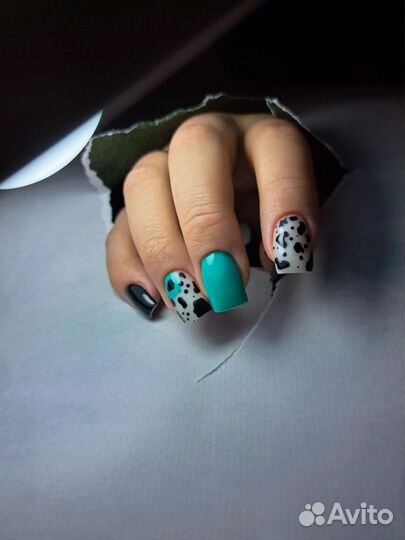 Маникюр наращивание