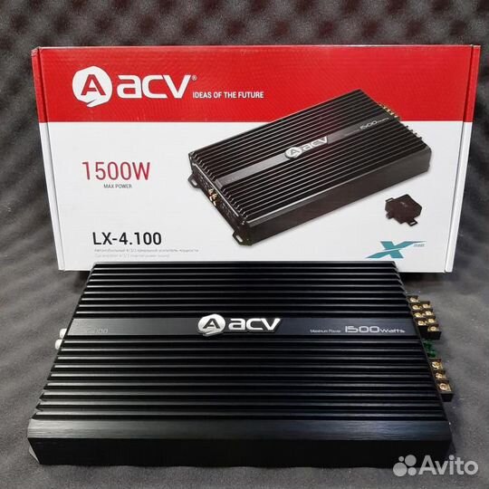 Усилитель ACV LX-4.100/выносной регулятор баса