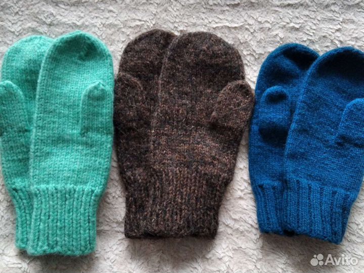 Варежки ручной работы