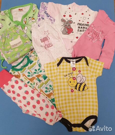 Одежда для девочки.Новая и мало бу.Пакетом.р 56/62