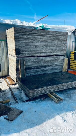 Ламинированная фанера 18 мм бу