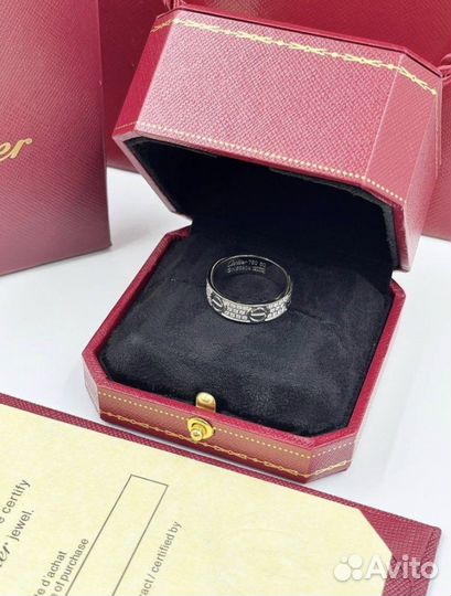 Кольцо Cartier фианиты