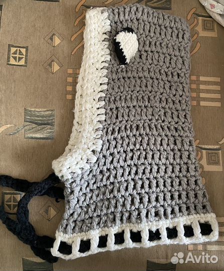 Вязаный капор