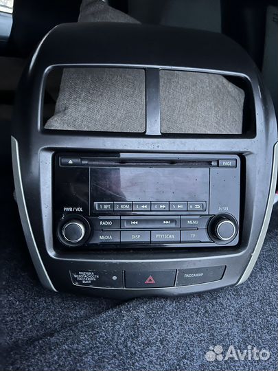 Магнитола mitsubishi asx с рамкой