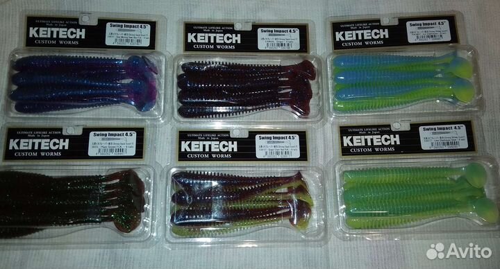 Силиконовые приманки Keitech,Sawamura(оригинал)