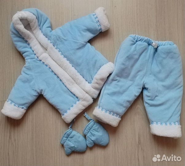 Теплый костюм для малыша