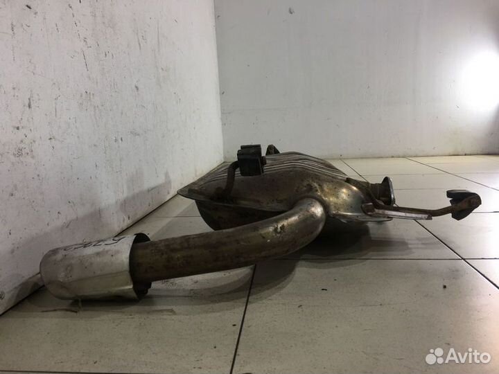 Задняя банка глушителя