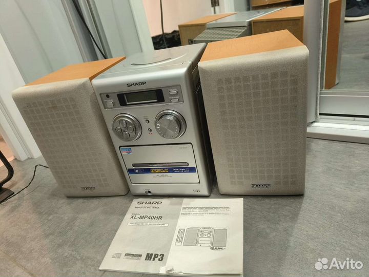 Музыкальный центр sharp XL-MP40HR