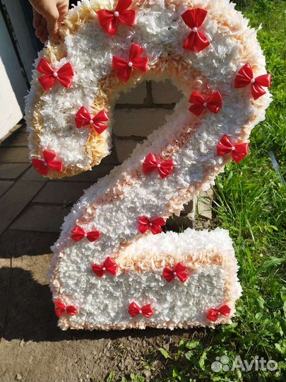 Объемная цифра 2