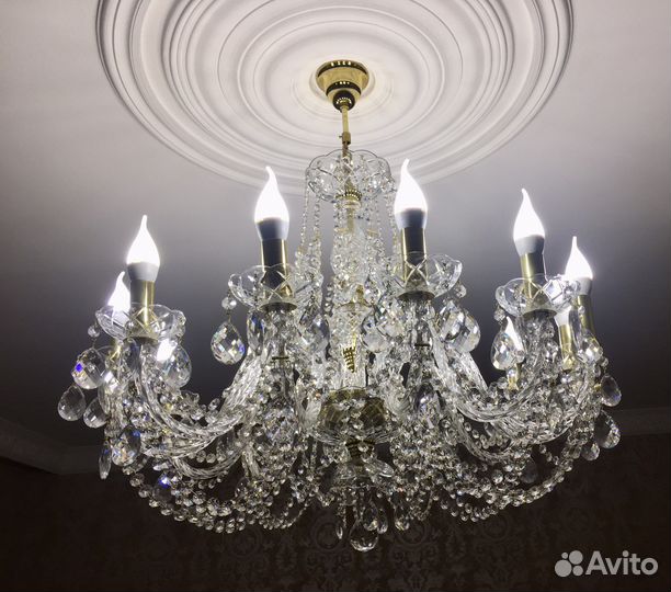 Люстра хрустальная чехия