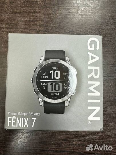 Garmin Fenix 7 Silver Silver with Graphite Band