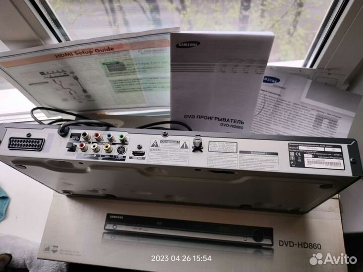 DVD плеер Samsung Hd860 с hdmi, на зап части