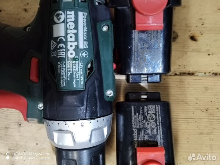 Шуруповерт metabo powermaxx bs 12 бу