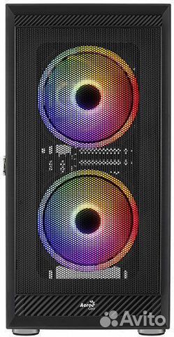 Корпус ATX Aerocool Graphite-G-BK-v2, Midi-Tower