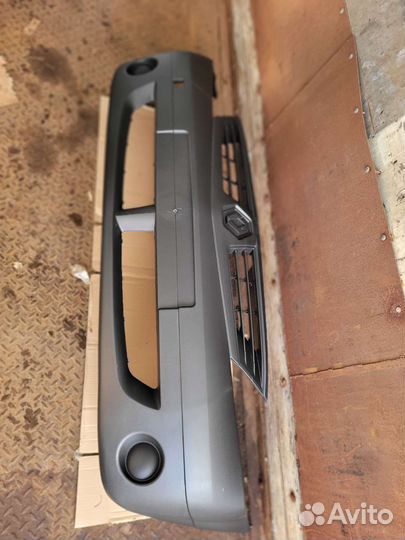 Бампер передний renault logan фаза 1