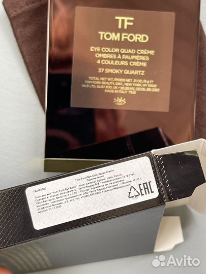 TOM ford EYE color quad Тени для век 037 Smoky