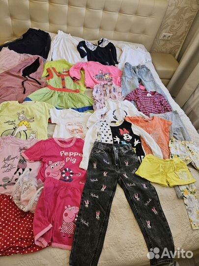 Вещи на девочку пакетом 122-128