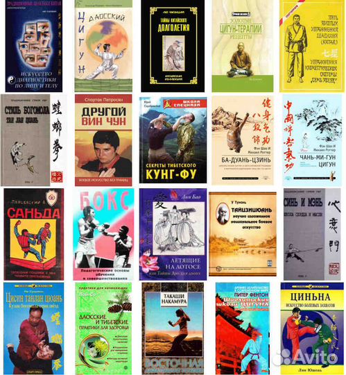 Книги по цигун и у-шу