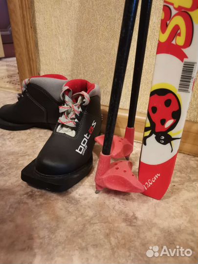 Беговые лыжи детские с ботинками