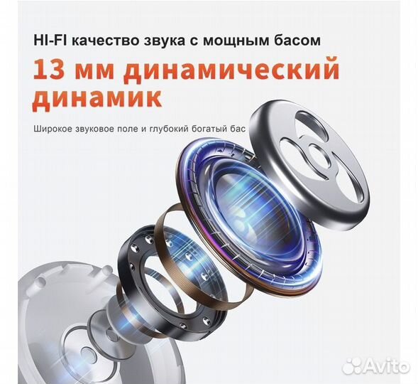 Беспроводные наушники с шумоподавлением Qere E28