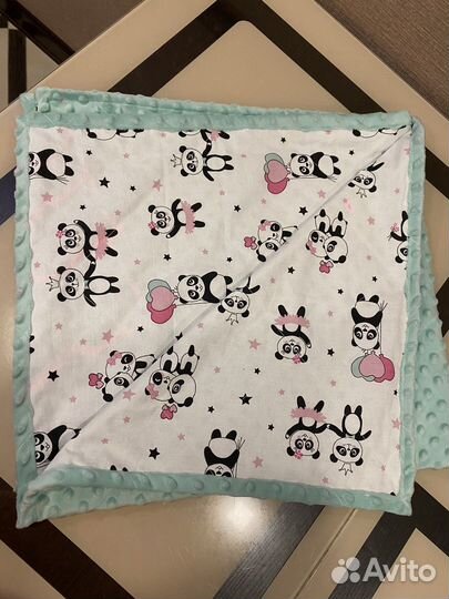 Плед детский для малышей минки плюш