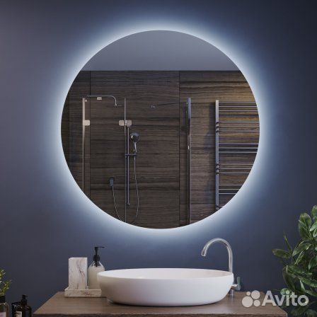 Круглое зеркало с подсветкой