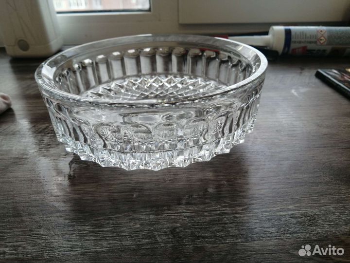 Хрустальная конфетница СССР