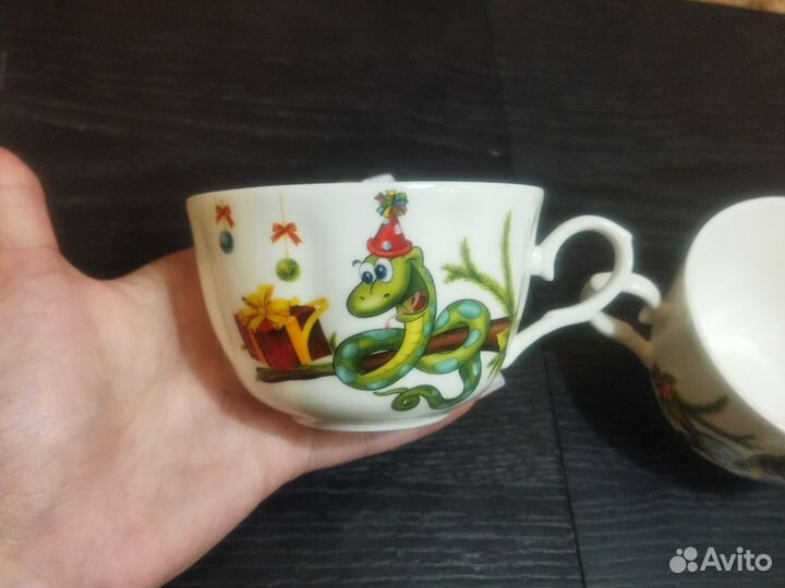 Чашка чайная кружка змея