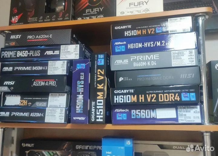 Новые платы 1151/1200/1700/AM4 на гарантии