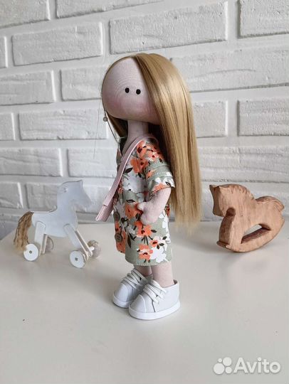 Интерьерная кукла Тильда