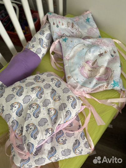 Бортики в детскую кроватку