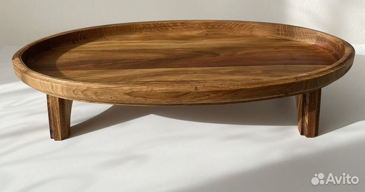 Блюдо сервировочное дуб