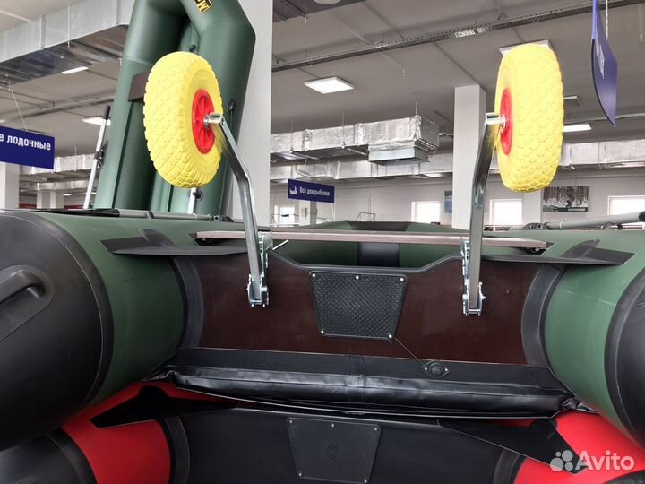 Транцевые колеса усиленные на струбцинах Zilet